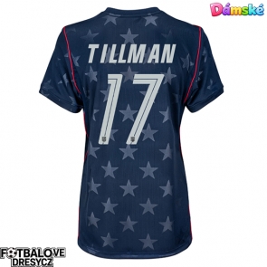 Spojené státy Malik Tillman #17 Dámské Venkovní Dres MS 2026 Krátký Rukáv